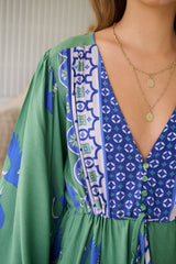 Willa Midi Dress - Bluebird