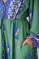 Willa Midi Dress - Bluebird