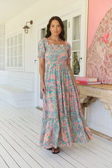 Claudette Maxi Dress - Ocean Lullaby