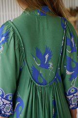 Boheme Midi Dress - Bluebird