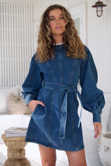 Waterlily Denim Mini Dress ~ MOS the label