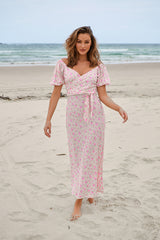 Everly Wrap Dress - Amora