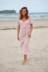 Everly Wrap Dress - Amora