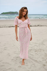 Everly Wrap Dress - Amora