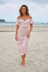 Everly Wrap Dress - Amora