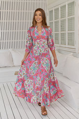 Zoie Maxi Dress - Daiquiri