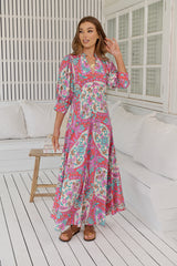 Zoie Maxi Dress - Daiquiri