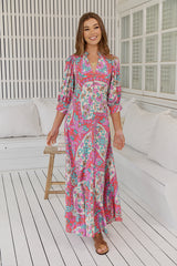 Zoie Maxi Dress - Daiquiri