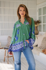 Bee Blouse - Bluebird