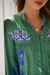 Bee Blouse - Bluebird