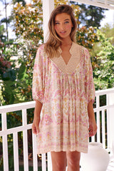 Bohemian Mini Dress - Lily Vine