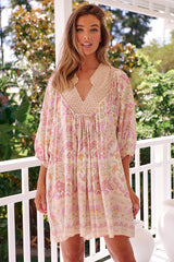 Bohemian Mini Dress - Lily Vine