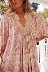 Bohemian Mini Dress - Lily Vine