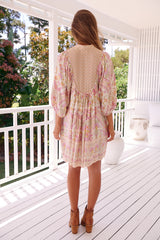 Bohemian Mini Dress - Lily Vine