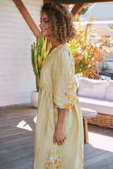 Ivy Midi Dress - Daylilies