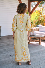 Ivy Midi Dress - Daylilies