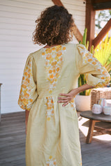 Ivy Midi Dress - Daylilies