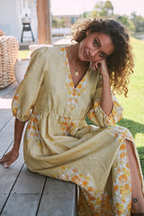 Ivy Midi Dress - Daylilies