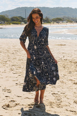 Eve Midi Dress - Elements