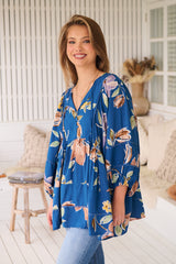 Adela Blouse - Georgia Blue