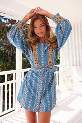 Moonstone Shirt dress - Bohemian Blues