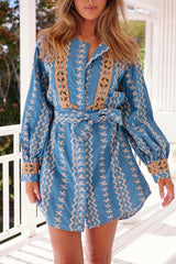 Moonstone Shirt dress - Bohemian Blues