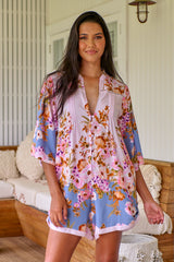 Brinley Playsuit - French Rose