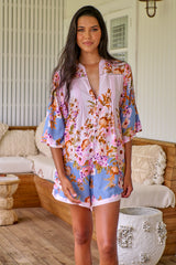 Brinley Playsuit - French Rose