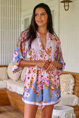 Brinley Playsuit - French Rose