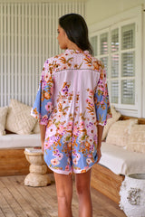 Brinley Playsuit - French Rose