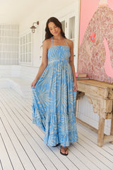 Opi Maxi Dress - Floating Palms