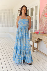 Opi Maxi Dress - Floating Palms
