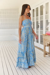 Opi Maxi Dress - Floating Palms