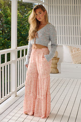 Emmaline Tiered Pull-On Pants ~ Free People