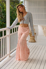 Emmaline Tiered Pull-On Pants ~ Free People