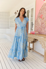 Melissa Maxi Dress - Floating Palms