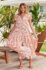 Melissa Maxi Dress - Apricot Prairie