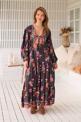 Teresa Maxi Dress - Monarch Bloom
