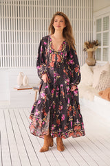 Teresa Maxi Dress - Monarch Bloom