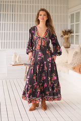 Teresa Maxi Dress - Monarch Bloom