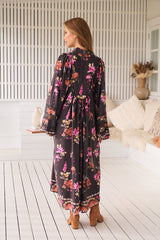 Boheme Midi Dress - Monarch Bloom