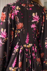 Boheme Midi Dress - Monarch Bloom