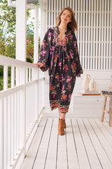 Boheme Midi Dress - Monarch Bloom