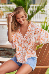 Gabriella Top - Apricot Prairie