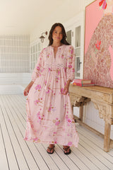 Meadow Maxi Dress- Blushing Fields
