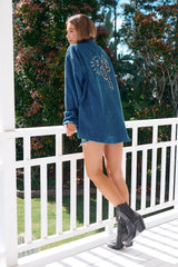 Texas Cord Shirt - Navy