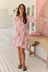 Tracey Dress - Blushing Fields
