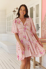 Tracey Dress - Blushing Fields