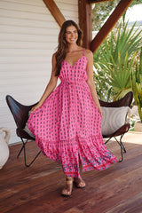 Avila Dress - Raspberry Romance