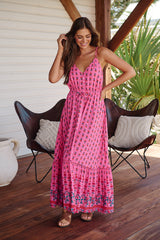 Avila Dress - Raspberry Romance